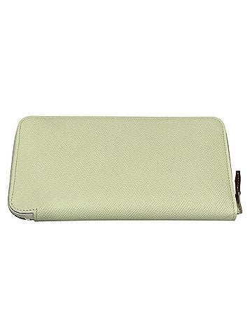 Hermès HERMES Epsom Leather Azap Long Silk-In Wallet, Made in 2024, Double Stamped, Jaune Milton, Women's (view 2)