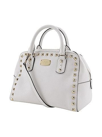 Michael Kors Michael Kors 2WAY Shoulder Handbag Studs 35S6GFSS1L Leather White 2way Zipper 2WAYShoulder Women's (view 2)