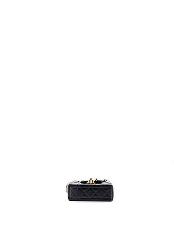 Chanel Kelly Top Handle Shopping Bag Quilted Shiny Aged Calfskin Nano (view 2)