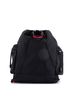 Gucci 100% Canvas Plain Black Animalier Web Drawstring Backpack Techno Canvas Large One size - photo 1