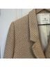 Anine Bing Houndstooth Brown Ivory Blazer Size XL - photo 9