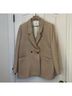 Anine Bing Houndstooth Brown Ivory Blazer Size XL - photo 5