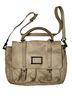 Marc Jacobs Animal Print Tan Ivory Leather Messenger One size - photo 1