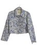 Amanda Uprichard Floral Blue White Jacket Size XL - photo 1