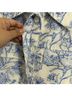 Amanda Uprichard Floral Blue White Jacket Size XL - photo 5