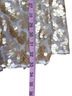 Seen Worn Kept 100% Polyester White Gold Formal Skirt Size 10 - photo 7