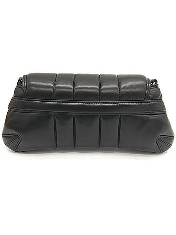 Gucci GUCCI Horsebit Small Chain Shoulder Bag in Quilted Leather, Black, 764339 (view 2)