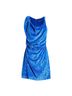 Atlein 100% Polyester Floral Blue Cocktail Dress Size 4 - photo 1