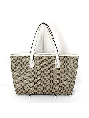 Gucci GUCCI 211137/002123 Tote Bag in GG Supreme Canvas, Brown, Women's (view 2)
