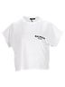 Balmain 100% Cotton White Balmain Crop Top in White Size M - photo 1