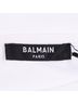 Balmain 100% Cotton White Balmain Crop Top in White Size M - photo 4