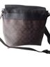 Coach Solid Black Brown Leather Messenger One size - photo 2