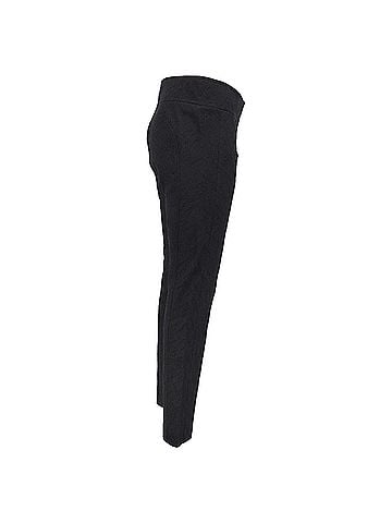 Diane von Furstenberg Diane Von Furstenberg Lace Detailed Slim-Fit Trousers in Black Cotton (view 2)