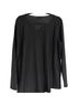 Calvin Klein Black Long Sleeve Blouse Size L - photo 2