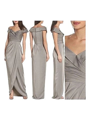 La Femme mother of the bride pewter gown  Cocktail Dress (view 1)