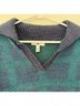 BP. 100% Acrylic Checkered-gingham Blue Green Gray Pullover Sweater Size S - photo 5