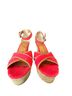 Franco Sarto Red Brown Wedges Size 8 1/2 - photo 1