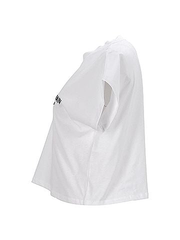 Balmain Balmain Crop Top in White (view 2)