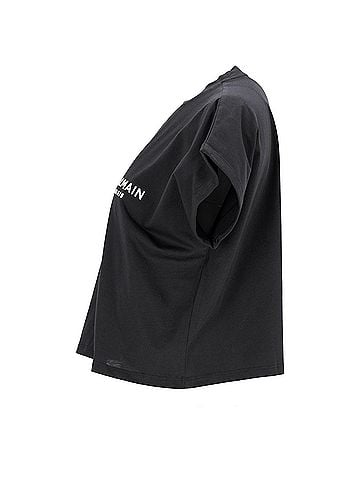 Balmain Balmain Crop Top in Black (view 2)