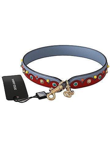 Dolce & Gabbana Basic Blue Handbag Accessory Leather Shoulder Women's Strap (view 2)