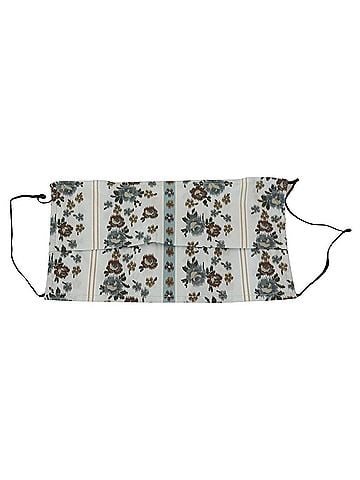 Dolce & Gabbana Basic White Floral Cotton Pleated Elastic Ear Strap Face Women's Mask (view 2)