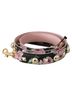 Dolce & Gabbana Basic 100% Leather Solid Red Pink Floral Leather Stud Accessory Shoulder Women's Strap One size - photo 1