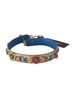 Dolce & Gabbana Basic 100% Leather Solid Tan Beige Python Leather Floral Studded Shoulder Women's Strap One size - photo 5