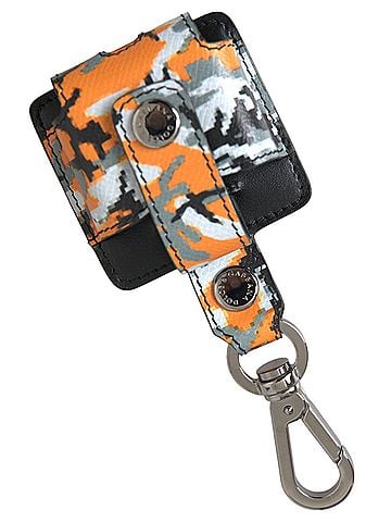 Dolce & Gabbana Basic Multicolor Camouflage Print Leather Metal Airpods Women's Case (view 1)