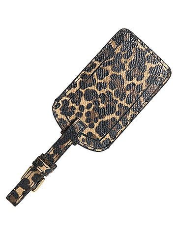 Dolce & Gabbana Basic Multicolor Leopard Dauphine Leather DG Logo Luggage Women's Tag (view 2)