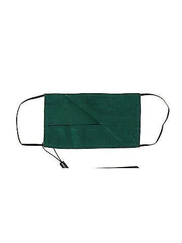 Dolce & Gabbana Basic Green Silk Pleated Elastic Ear Strap Face Women's Mask (view 2)
