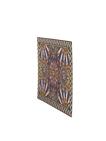 Dolce & Gabbana Basic Multicolor Carretto Siciliano Envelope Post Card Women's Holder (view 2)