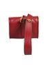 Dolce & Gabbana Basic 100% Leather Solid Red Black Leather Devotion Heart Strap Airpod Women's Case One size - photo 3