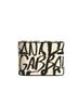 Dolce & Gabbana Basic 100% Leather Solid Black Black White Leather Scribble Embossed Logo Airpods  Case One size - photo 3