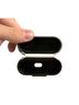 Dolce & Gabbana Basic 100% Leather Solid Black Black White Leather Scribble Embossed Logo Airpods  Case One size - photo 5