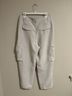 Wilfred 100% Polyester Solid White Cargo Pants Size 12 - photo 4