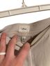 Wilfred 100% Polyester Solid White Cargo Pants Size 12 - photo 2