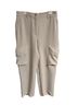 Wilfred 100% Polyester Solid White Cargo Pants Size 12 - photo 1
