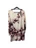 Errant Ivory Purple White Cocktail Dress Size M - photo 1