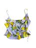 Zara 100% Polyester Floral Multi Color Sleeveless Blouse Size M - photo 5
