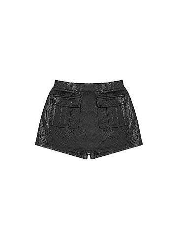 Mia Leatherette Cargo Skort (view 1)