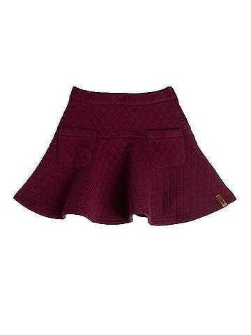 Deux Par Deux Pkt Detail Quilted Mini Skirt (view 1)