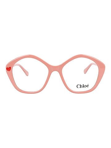 Chloé Kids' Square Frame Optical Glasses (view 2)