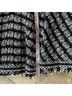 Milly Checkered-gingham Tweed Black White Casual Skirt Size 4 - photo 8