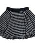 Milly Checkered-gingham Tweed Black White Casual Skirt Size 4 - photo 1