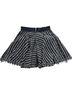 Milly Checkered-gingham Tweed Black White Casual Skirt Size 4 - photo 2