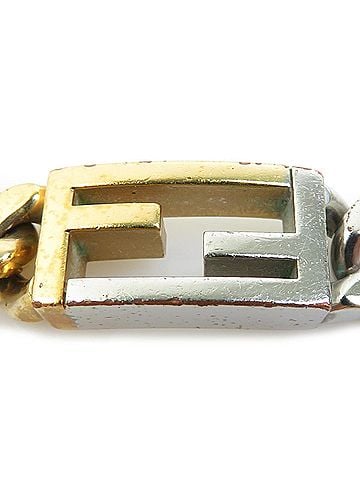 Fendi Fendi FENDI Bracelet Metal Gold and Silver Unisex r10969a (view 2)