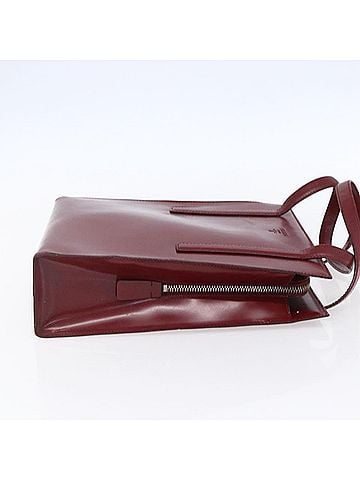 Prada Zip Shopping Tote Leather Red Other Tote Bag Bag (view 2)