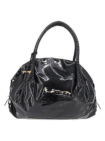 Salvatore Ferragamo Gancini Tote Patent Leather Black Patent_Leather Tote Bag Bag (view 1)