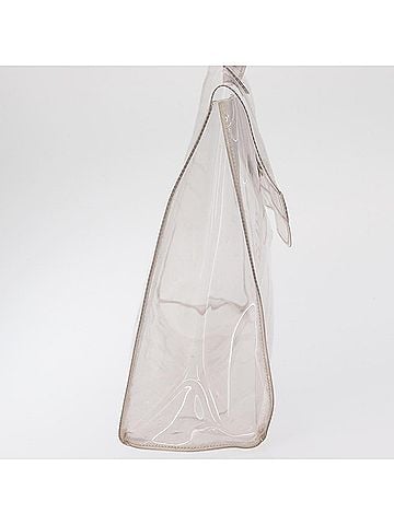 Hermès Kelly Souvenir Bag Vinyl Clear Plastic Handbag (view 2)