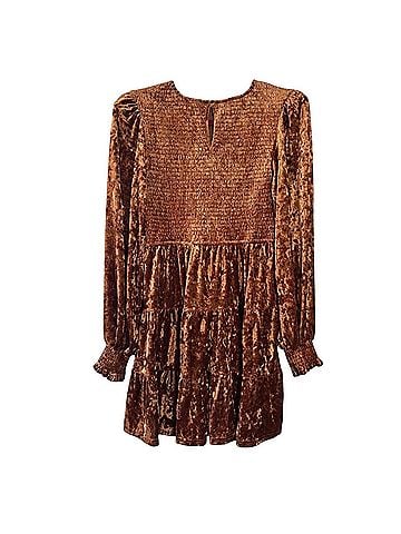 Baltic Born Kele Crushed Velvet Casual Dress (view 2)